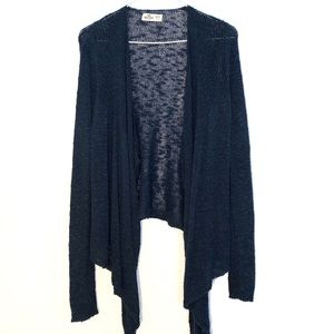 Navy Knit Hollister Cardigan